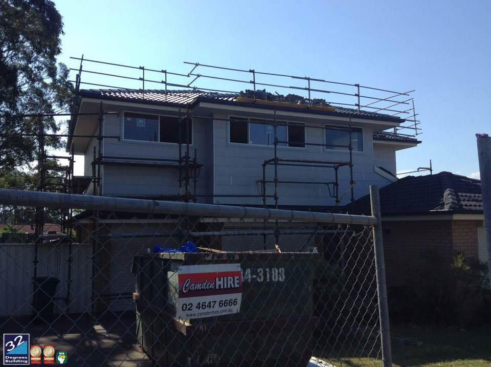 windows and cladding first floor addition ingleburn